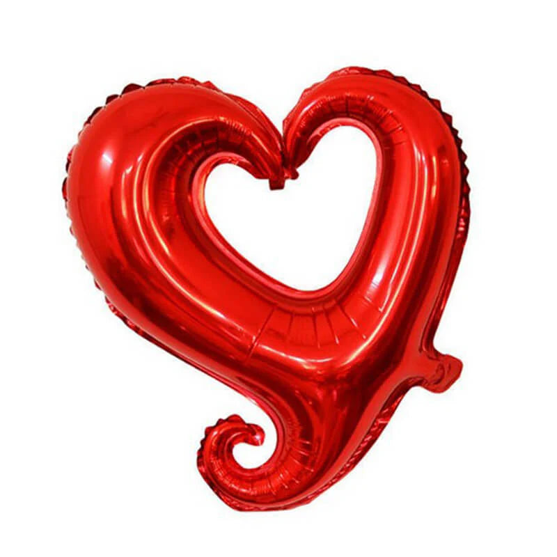 18 INCH Red Hook Hollow Heart Shape