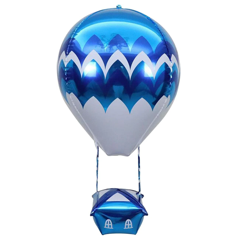 22 INCH HOT AIR BALLOON BLUE