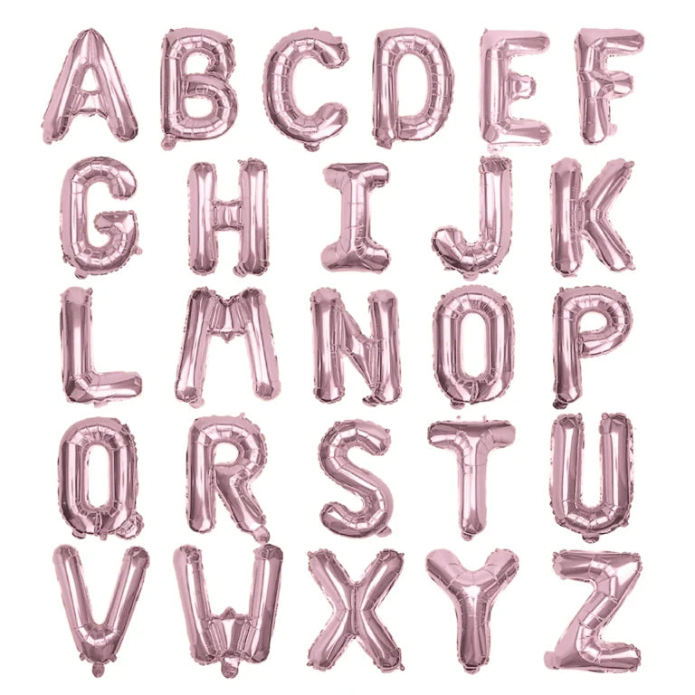 Rose Gold Letter Balloon