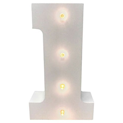 LED Wooden Numbers