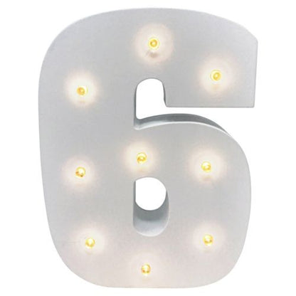 LED Wooden Numbers