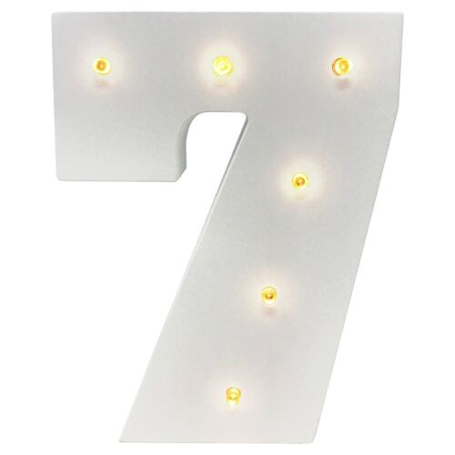 LED Wooden Numbers