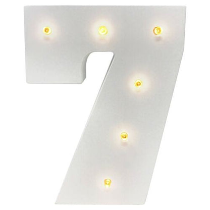 LED Wooden Numbers