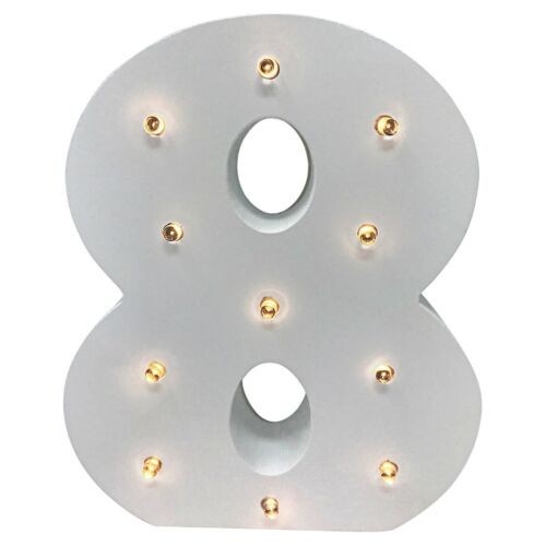 LED Wooden Numbers