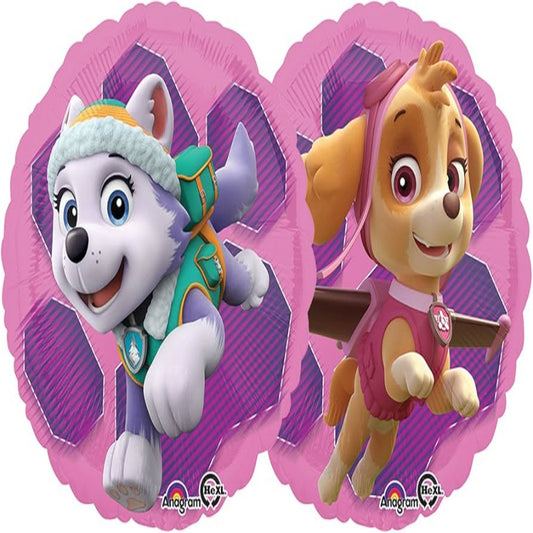 18 INCH 2 SIDED Paw Patrol EVEREST & SKYE
