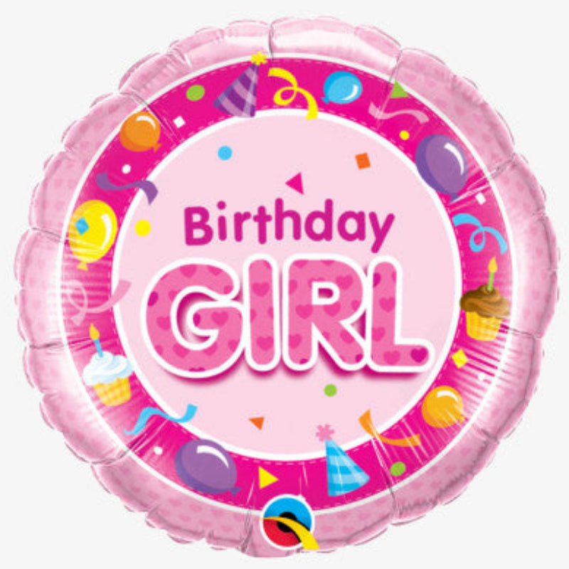 18 INCH BIRTHDAY GIRL PINK PARTY