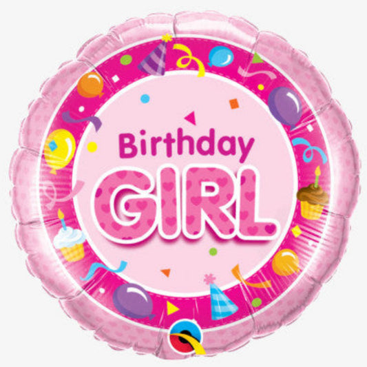 18 INCH BIRTHDAY GIRL PINK PARTY