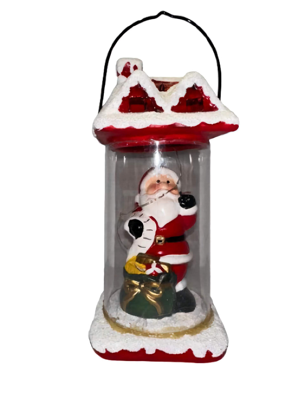 Santa Snow Globe Christmas Decor