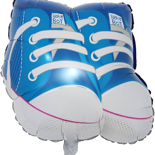 21 INCH SHOES BLUE BABY BOY