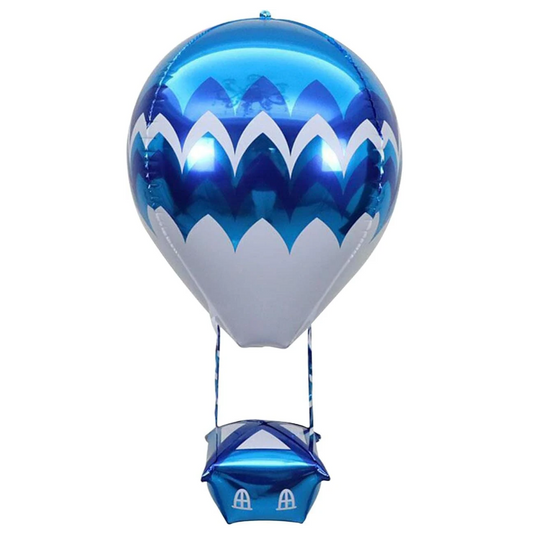 22 INCH HOT AIR BALLOON BLUE