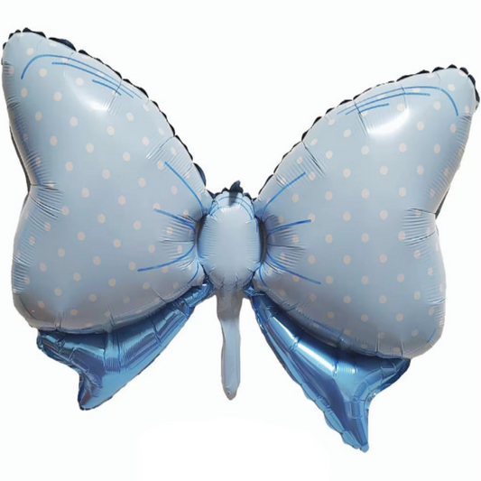 35 INCH BLUE BOW TIE