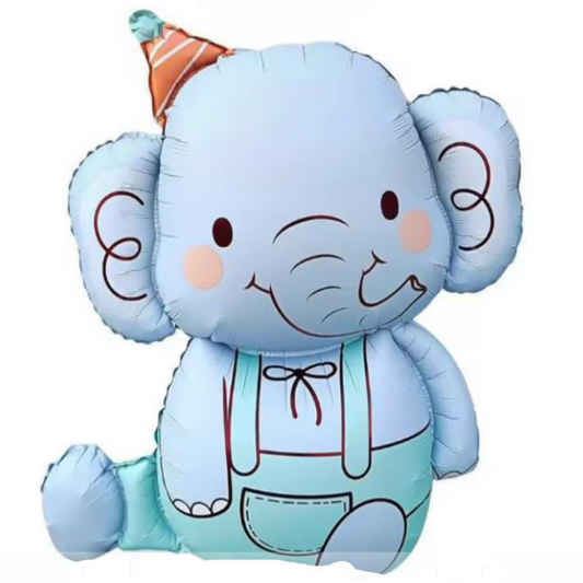 35 INCH BLUE ELEPHANT BABY BOY
