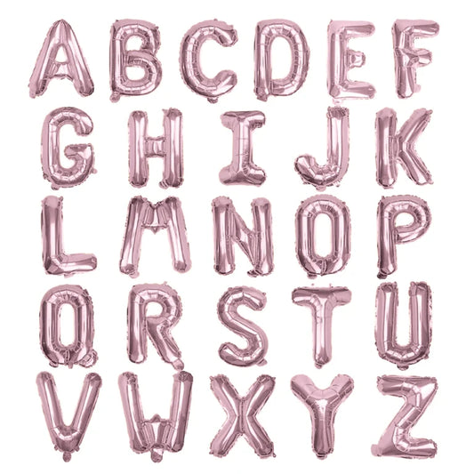 Rose Gold Letter Balloon