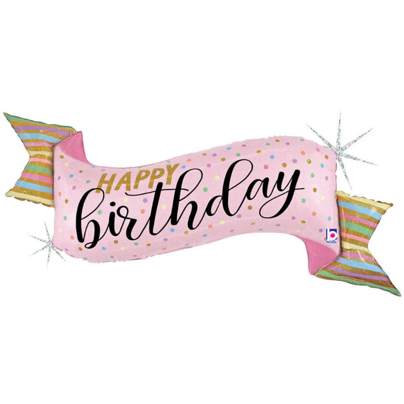 HAPPY BIRTHDAY PASTEL BANNER