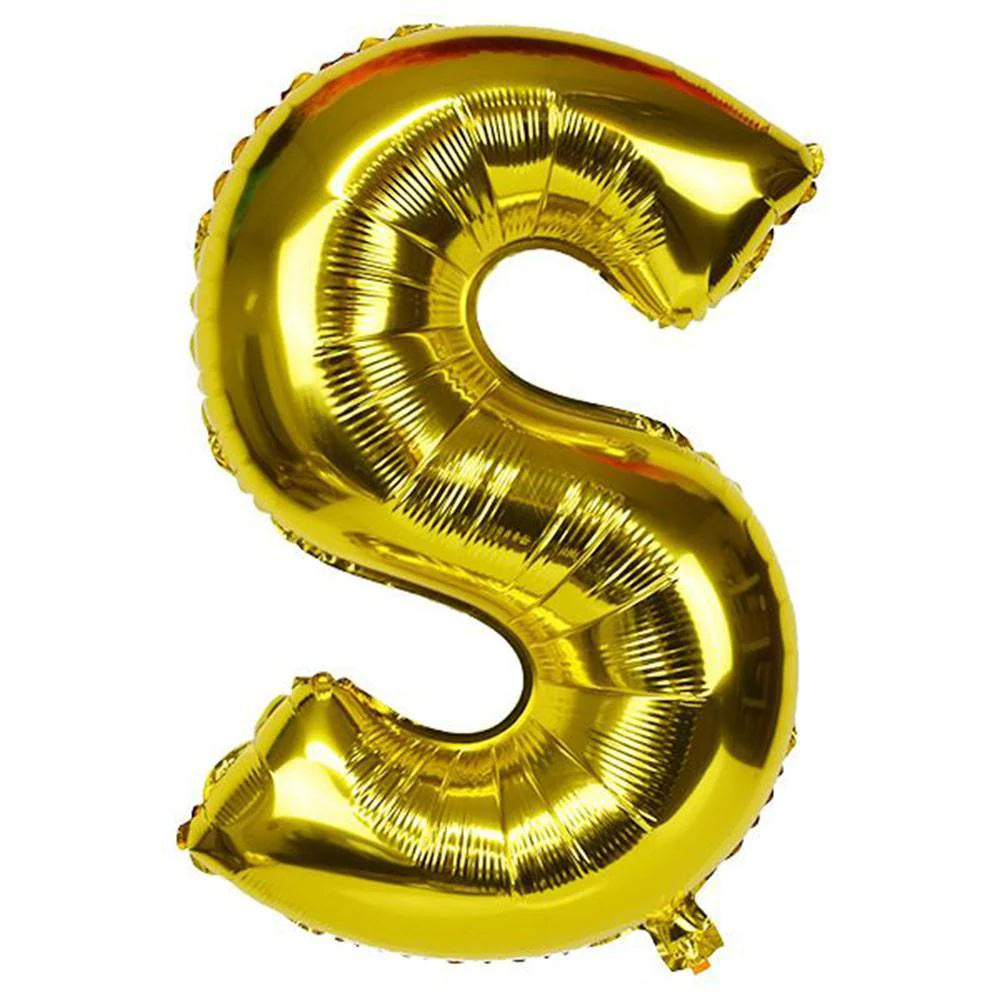 Birthday Letters & Numbers Helium Balloon 40"