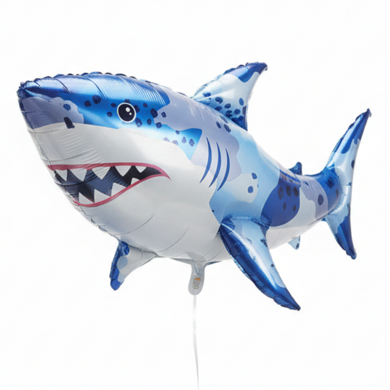 Shark-shaped balloon 